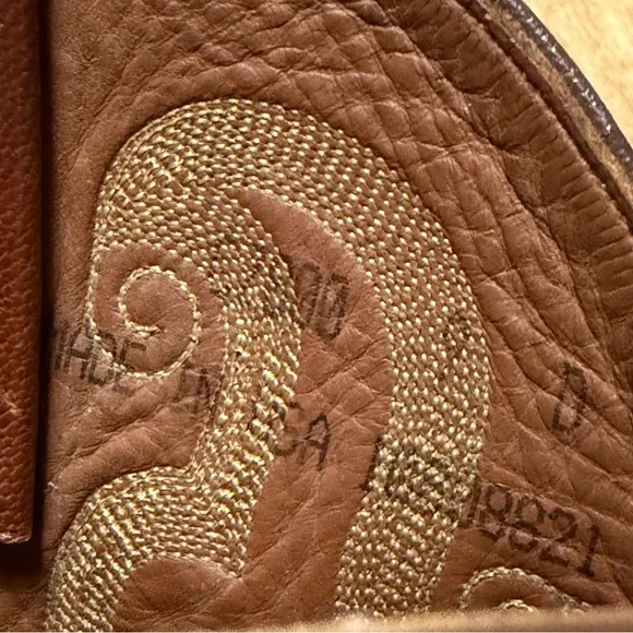 Tony Lama Peanut Brittle Full Quill Ostrich Round Toe Western Boots 9D Exotic - Picture 14 of 16